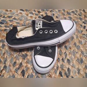 Converse Womens Black And White Slip On Shoes Womens Size 6 In New Condition